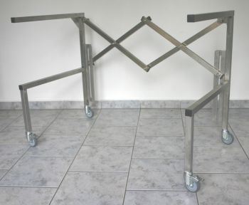 Scheren-Abstellbock, Edelstahl AB 325003-ausgezogen