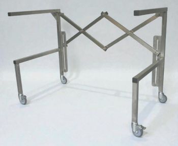 Scheren-Abstellbock, Edelstahl AB 325003-ausgezogen