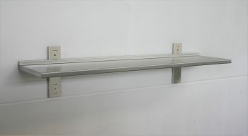 Wandbord Flex Einfach aus Edelstahl