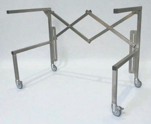 Scheren-Abstellbock, Edelstahl AB 325003-ausgezogen