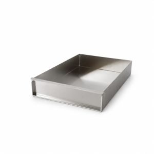 Alu Backblech 30 x 20 cm mit herausnehmbarer Vorsatzschiene