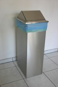 Abfallsammler mit Schwenkdeckel 120 Liter