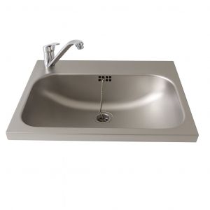 Handwaschbecken mit Einhebel-Mischbatterie