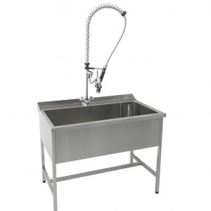 Rechteckspüle RS 620001 mit Geschirrbrause