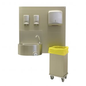 Hygiene-Waschplatz, Edelstahl HYWA 003