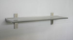 Wandbord Flex Einfach aus Edelstahl