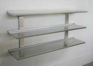 Wandbord "Flexibel" aus Edelstahl Wb 315093