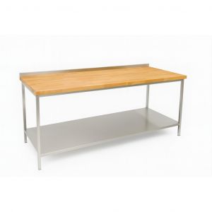 Arbeitstisch mit Buchenholztischplatte