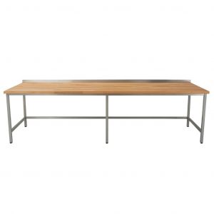 Arbeitstisch mit Buchenholztischplatte