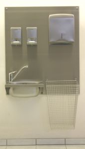 Hygiene-Waschplatz, Edelstahl HYWA 001