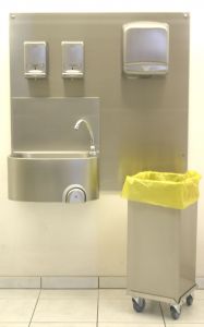 Hygiene-Waschplatz, Edelstahl HYWA 003