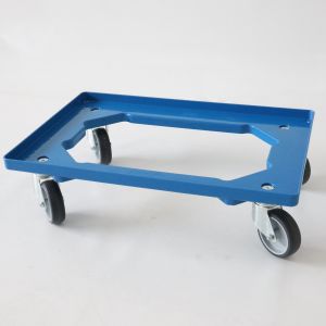 Kunststoff-Transportroller 60x40 blau ABS 250kg