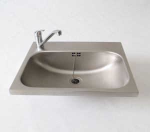 Handwaschbecken mit Einhebel-Mischbatterie
