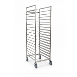 Frosterwagen 60/40 Längseinschub für 20 Bleche aus Edelstahl- ideal für Bäckerei & Gastronomie