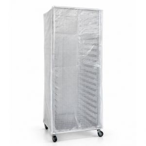 Schutzhaube für Frosterwagen - individuelle Größen - Bild 1: LDPE-Klimaschutzhaube mit Reißverschluss