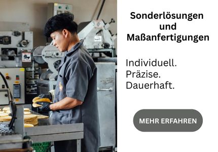 Individuelle Edelstahl Maßanfertigung für Backstube