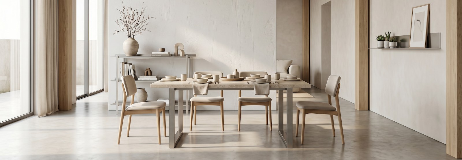 Zeitlose Edelstahlmöbel von iki hus